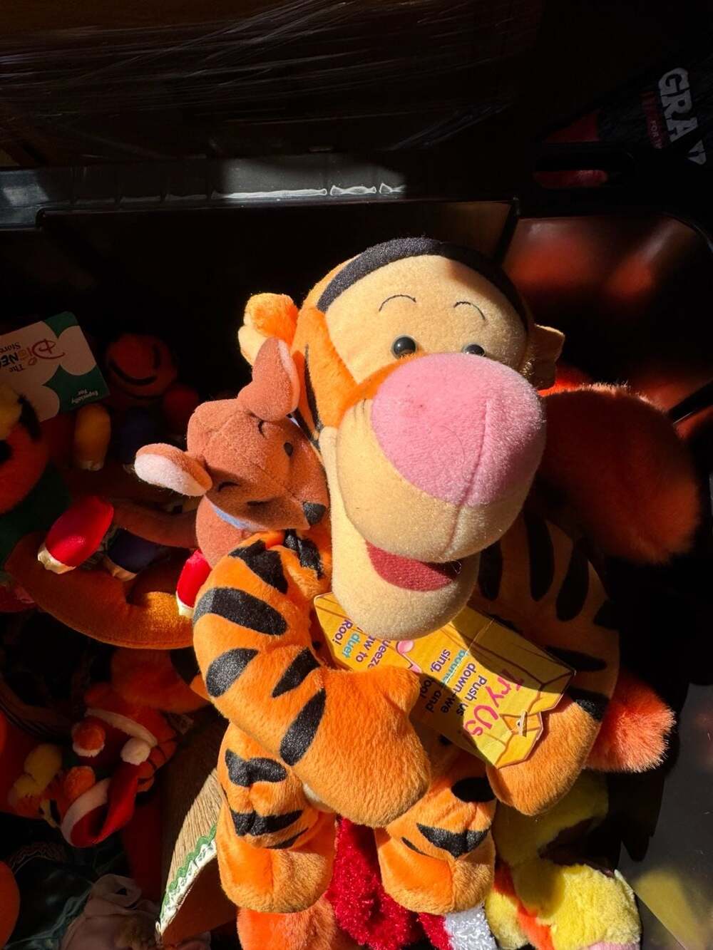 Vintage Mattel Tigger And Roo Bounce Singing Duet Plush 1999